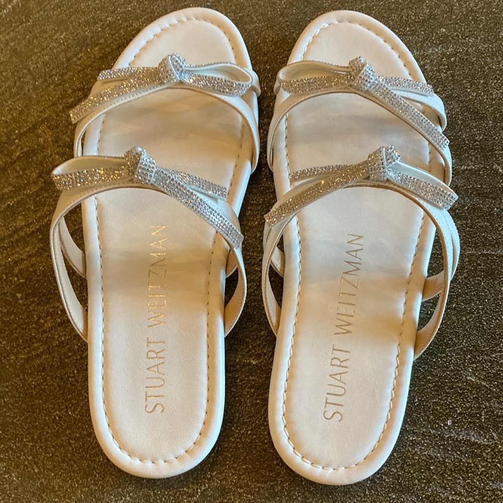 Stuart Weitzman SW Bow Slides